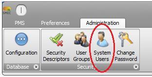 4 Creating individual users Once the overall security thresholds have been defined and the security levels attributed to each of the user groups have been set then you can create individual users