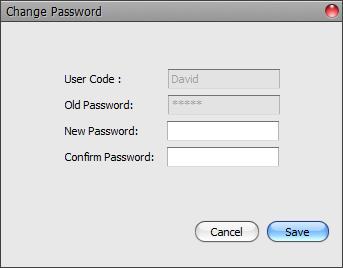 Figure 35: Change Password form To enter a password the Single Sign On (SSO) box should be unchecked.
