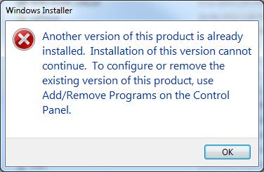 When the installation package for the new version is run (Refer to Section 4.3 the software will check to see if the database structure requires upgrading.