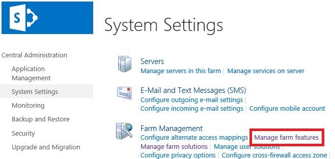 Missing: Manage Lightning Tools Product Licencing link Symptom: On the System Settings page of the SharePoint 2013 Central Administration web site, under Farm Management, the link Manage Lightning