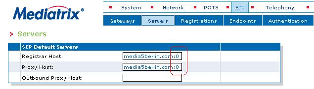 9 Type SRV Query As previously stated, setting proxy and registrar ports to 0 will make the Mediatrix unit issue a DNS request of type SRV.
