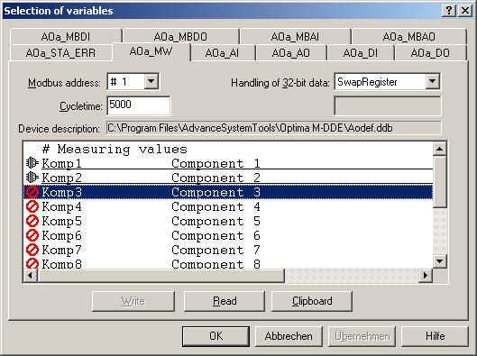 Start AO-MDDE start Start the AO-MDDE server in the Start menu or by running the program OPTIMDDE.EXE.