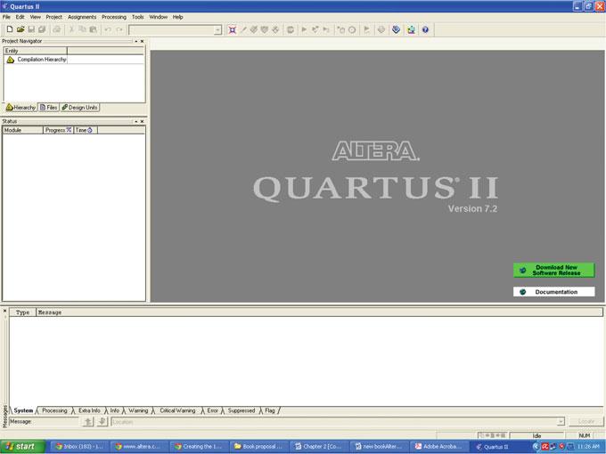 24 2 Getting Hands on Altera Quartus II Software VHDL code library IEEE; use IEEE.STD_LOGIC_1164.ALL; use IEEE.STD_LOGIC_ARITH.