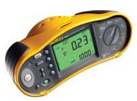 memory* mω resolution: loop & line resistance* Variable RCD current mode for customised settings Test smooth DC sensitive RCDs* PASS/FAIL indication for RCD tests Fluke 1652C / Fluke T110 kit