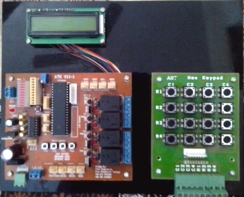 AVR Microcontroller Trainer 10-segment LED bargraph