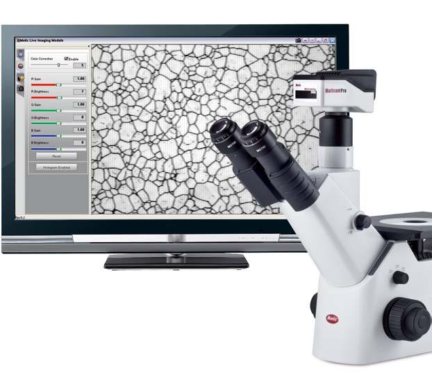 The new A2000MET series is compatible to connect the misc digital/analog device dedicated to performing the documentation of the accurate digital/analog image captured from observation, and Motic