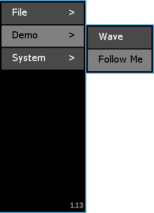 If not stopped by the engineer, the Wave demo will time-out after a total of 500 fader cycles and the demo will end.