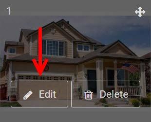 Editing a photo 1. Hover your mouse cursor over the photo you would like to edit and click the Edit button. Open Houses If your local MLS does not supply realtor.