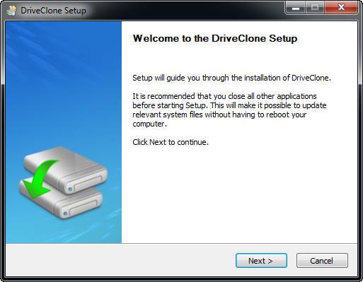 2.2 Installing DriveClone Workstation If you purchased a CD: Insert the CD into your CD-ROM drive. The setup program should start automatically.