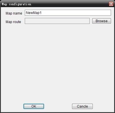 Picture 8-5 Map name: allow you customize the Map name. Map route: allow you select and browse route of the Map.