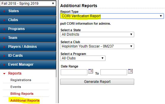 Running the CORI Verified Report - This report will let you know who you have CORI Verified by checking the CORI Verified box. 1. Log into Affinity s ShareView 2.
