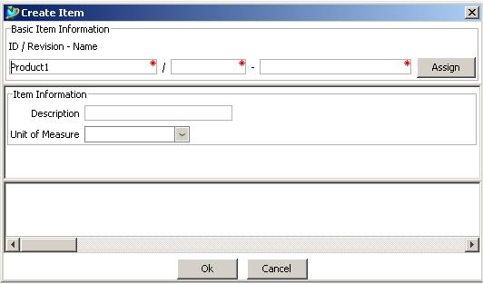 Figure 67: The Synchronization in Teamcenter dialog with success The Teamcenter item can be created interactively by filling the attributes in a dialog.