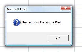 Solver Command Now that you have configured the "Macro Security" for Excel, the