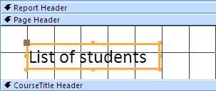 Pressing enter takes you out of editing the text in the label and selects the label, highlighting the border in orange. Now that the label is selected you can change its format.