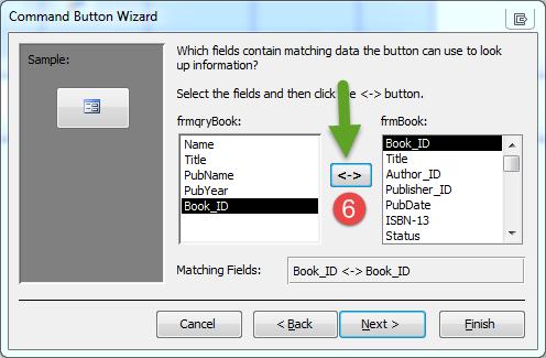 Select Book_ID in both forms, click the