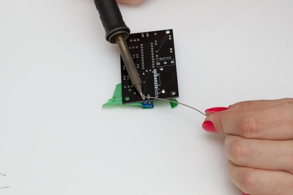 You can also solder wires leading to your switch directly