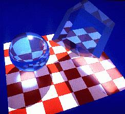 Refraction happens at interface between transparent object and surrounding 
