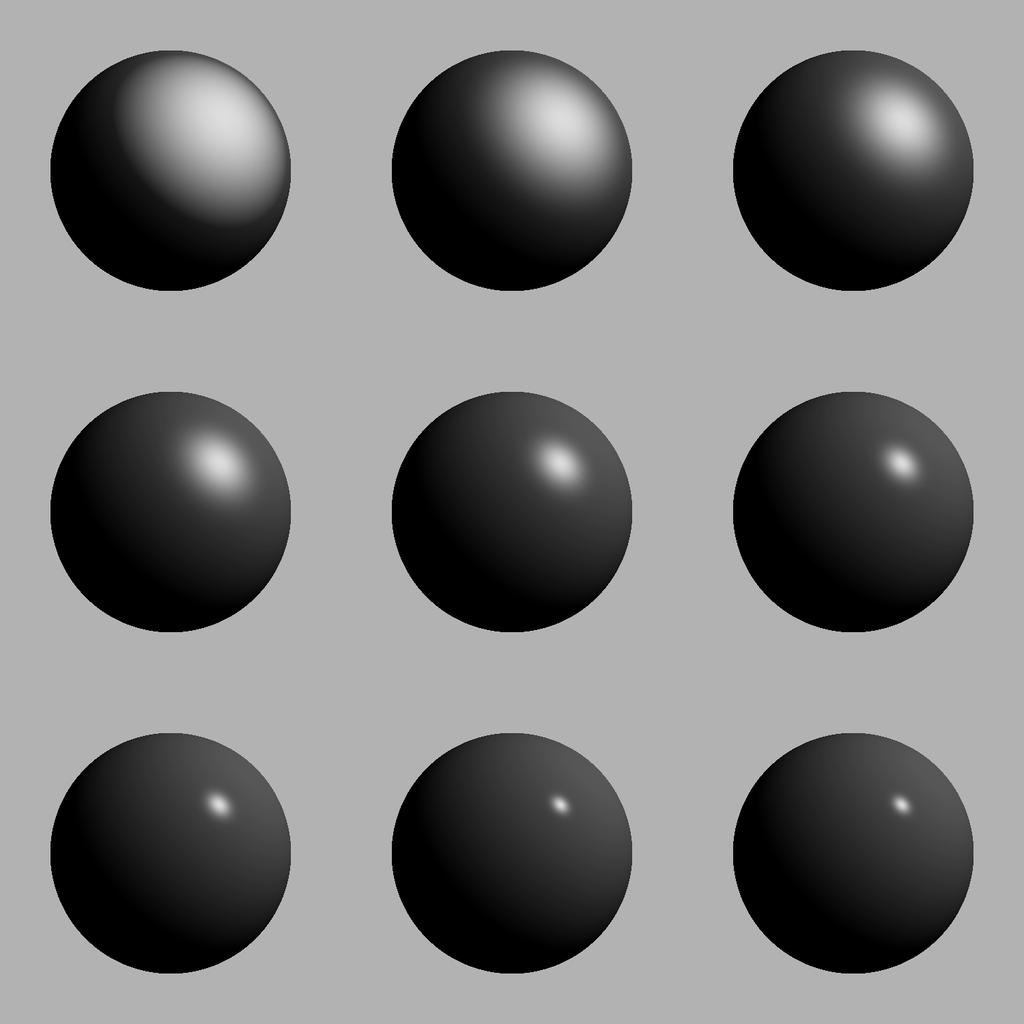 Specular Component Plot light leaving in a given direction: Plot light leaving from each point on surface 20