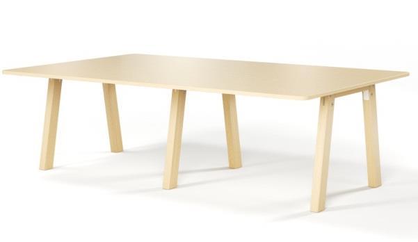 legs Project and/or meeting table Easy to modify EFG