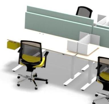 Increased efficiency The system provides the employee with an overview of available workstations and access to a booking
