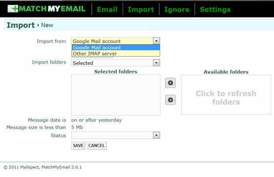 5. Setting Up Email Imports Once your Match My Email account is verified and your Salesforce.