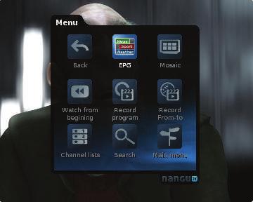 b) Context Channel Menu (Quick access to