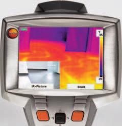 The testo 880, with an integrated digital camera and image-in-image function, links real and IR images for fast, safe and easy documentation.