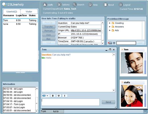 PC-based call handling solution with an intuitive graphical user interface for department or office attendant.