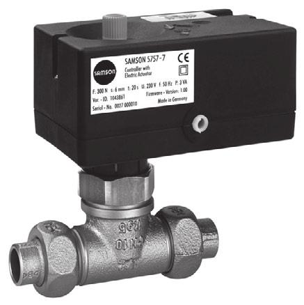 TROVIS 5757-7 Electric Actuator with Process Controller for heating and cooling applications