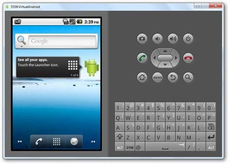 Android Emulator Click to edit Master text styles