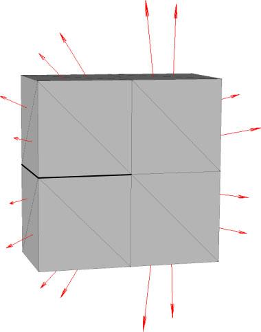 1238 K. PARK ET AL. Figure 14. Edge-cracked panel with Mode I boundary conditions from asymptotic expansion. these elements have no influence in the analysis. Rule K.