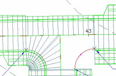 Select the Corridor, Edit the properties and Select the Logical name button for the Region which was just created on the Curb Return. Also set the modeling Frequency to 3 along the curves.