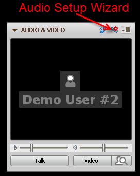 Audio Setup Wizard During the beginning of a Blackboard Collaborate session, it is good practice to run and advise attendees to run the Audio Setup Wizard to ensure microphone and speakers are