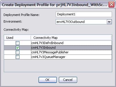 WorkingWith the Schematron HL7V3 Sample Project 1 To Build and Deploy the Sample Project Create a Deployment Profile. a. In the NetBeans Projects window, right-click prjhl7v3inbound, point to New, and then select Deployment Profile.