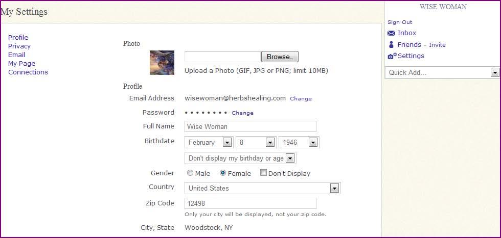 Clicking the Invite Friends tab will bring up several options to invite people, through your address book, Yahoo, AOL, etc.