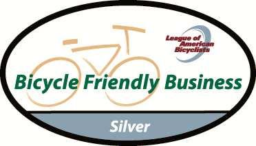 a Bronze (2009) and Silver (2010 2012) awards from the League of American Bicyclists