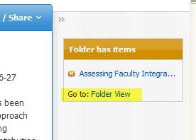 a Folder that you can then