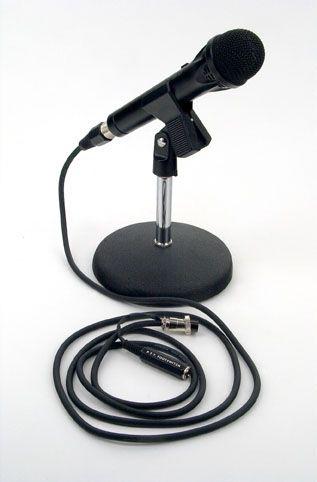 Microphone Table Stand 2 Requires an XLR Cable Can be used