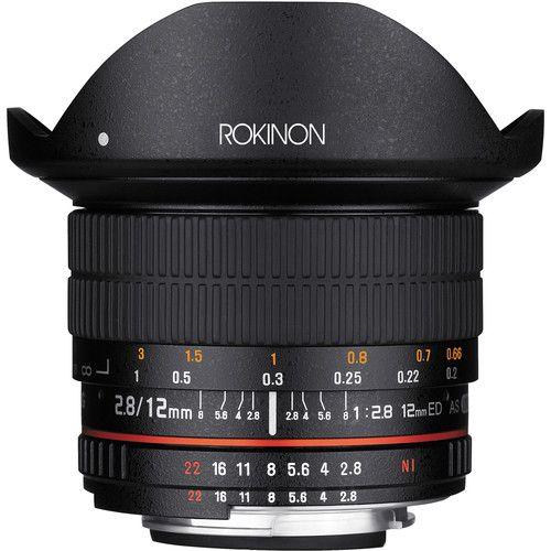 Rokinon 12mm Lens 2 Aperture range f/2.
