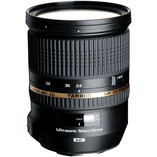 minimal distortion, low light Tamron 24-70mm Lens 1 Aperture range f/2.