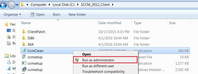 12 In case SCCM client Agent installation is failure / corrupted