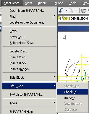 Check In a Drawing When Checking In documents to SmarTeam the