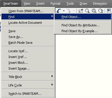 Searching for a Drawing Searching is a fundamental part of SmarTeam, it allows users to search
