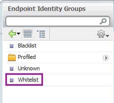 Whitelist Identity Group from the picker.