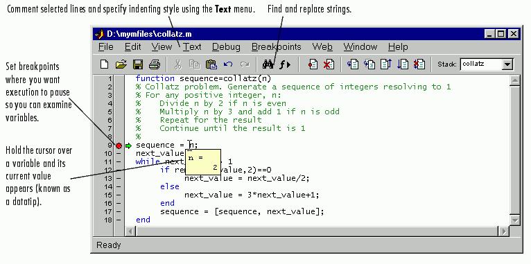 You can run the file by two ways: 1). Without open the script file in the Editor Window, run it at the MATLAB prompt in the Command Window by typing 