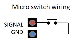 Connecting sensors Micro switch: If using a micro switch connect it as illustrated on the left. DCC Occupancy Block Detector This is connected in SERIES with any one of the power feeds.