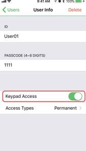 E3AK APP Administrator Settings Pages Users