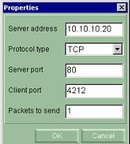 components in the library are PC Host, Hub, Switch, Server, Stateless & stateful firewalls(fig.1), they are connected with network links.