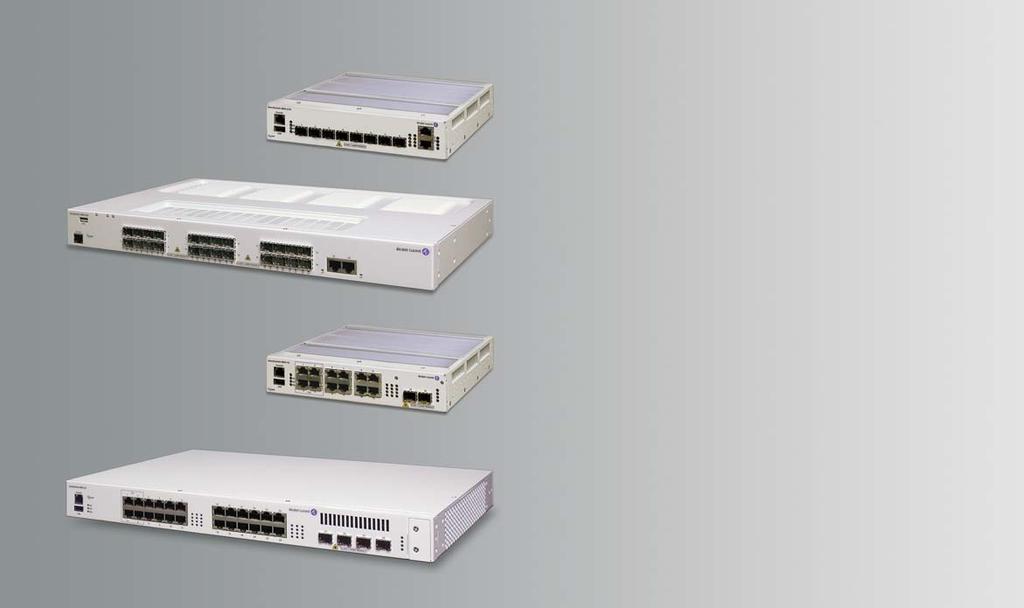 Alcatel-Lucent OmniSwitch 6855 Family The OmniSwitch 6855 family offers customers an extensive selection of Gigabit Ethernet fixed configuration switches and power supply options that accommodate