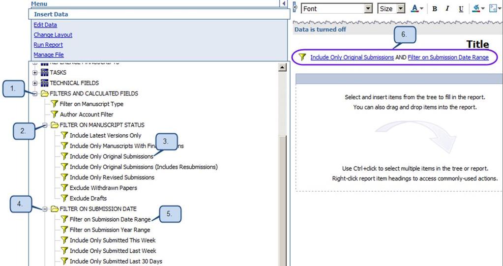 Clarivate Analytics ScholarOne Manuscripts COGNOS Reports User Guide Page 52 Now you have to choose which